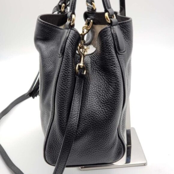 GUCCI Soho Black Leather Shoulder Bag lux583-100225 - Picture 3 of 16